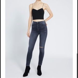 Alice and Olivia high rise skinny jeans 32